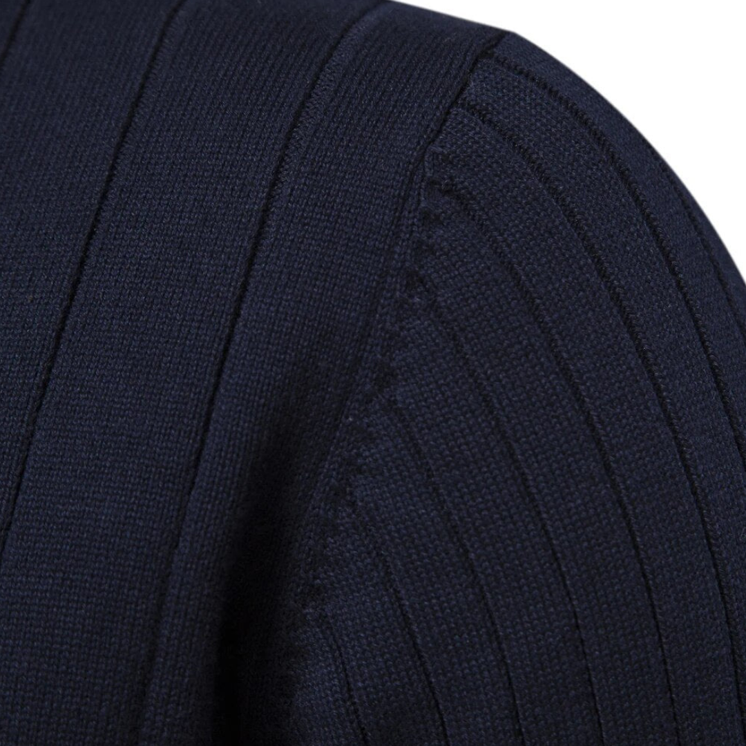 Louie | Men's Quarter Zip Long Sleeve Sweater